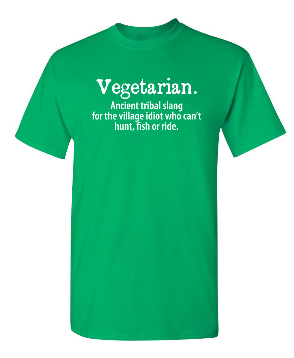 Vegetarian Ancient Tribe Slang T-Shirt – Feelin Good Tees™