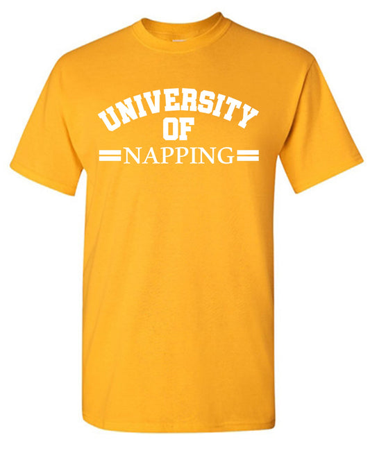 Univeristy of Napping Funny Tee